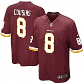 Nike Men & Women & Youth Redskins #8 Kirk Cousins Red Team Color Game Jersey,baseball caps,new era cap wholesale,wholesale hats